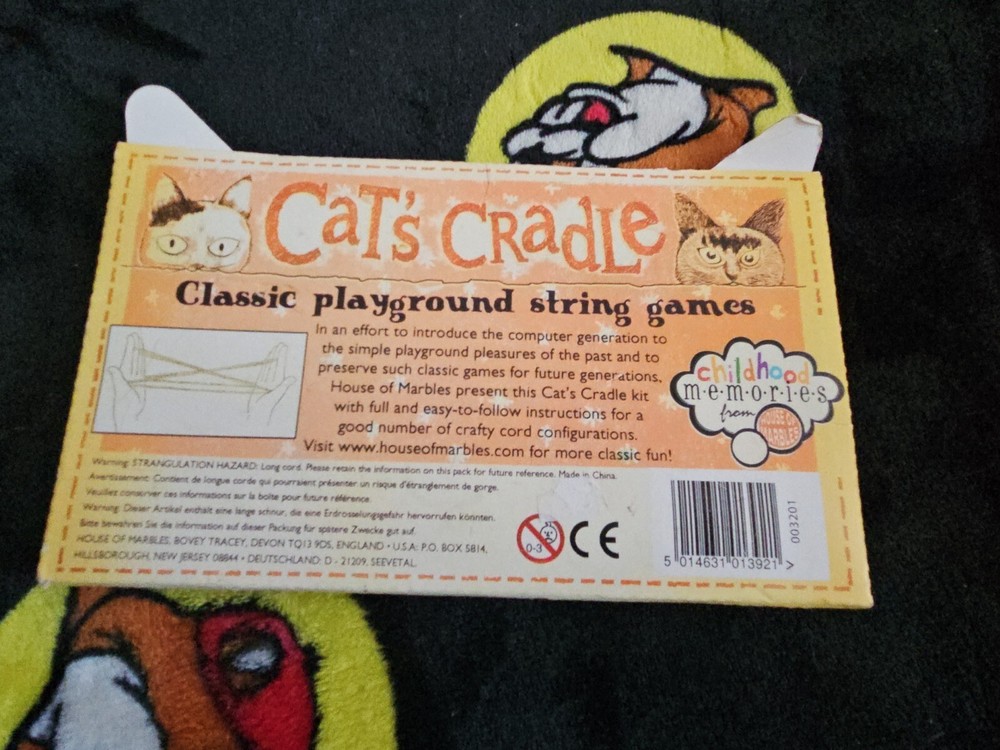 Cat's Cradle String Game - w Instructions