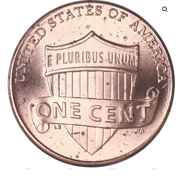 *FIVE COINS* 2010 BU Lincoln Shield Cent. *FIVE COINS* BU condition.