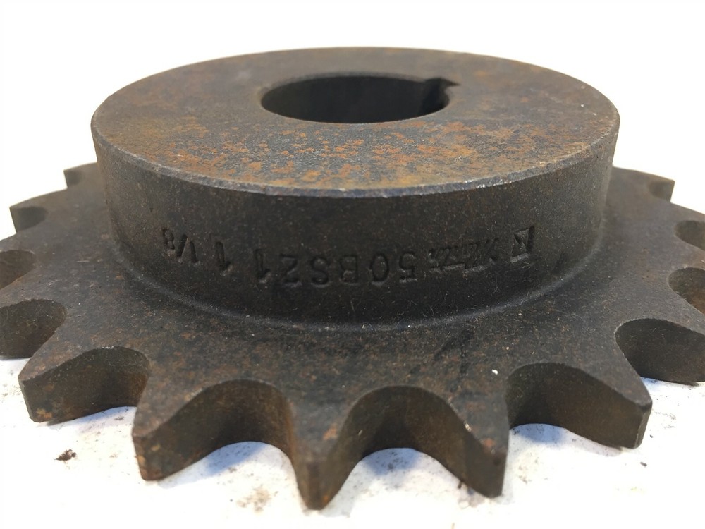 Martin 50BS21 1-1/8" Bore Roller Chain Sprocket