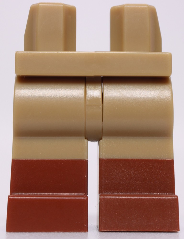 Lego Dark Tan Legs and Hips with Reddish Brown Boots