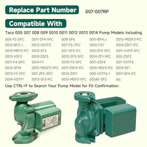 10 Pcs Flange Gasket Seals Replacement Assembly Pump Flange Gasket Compatible