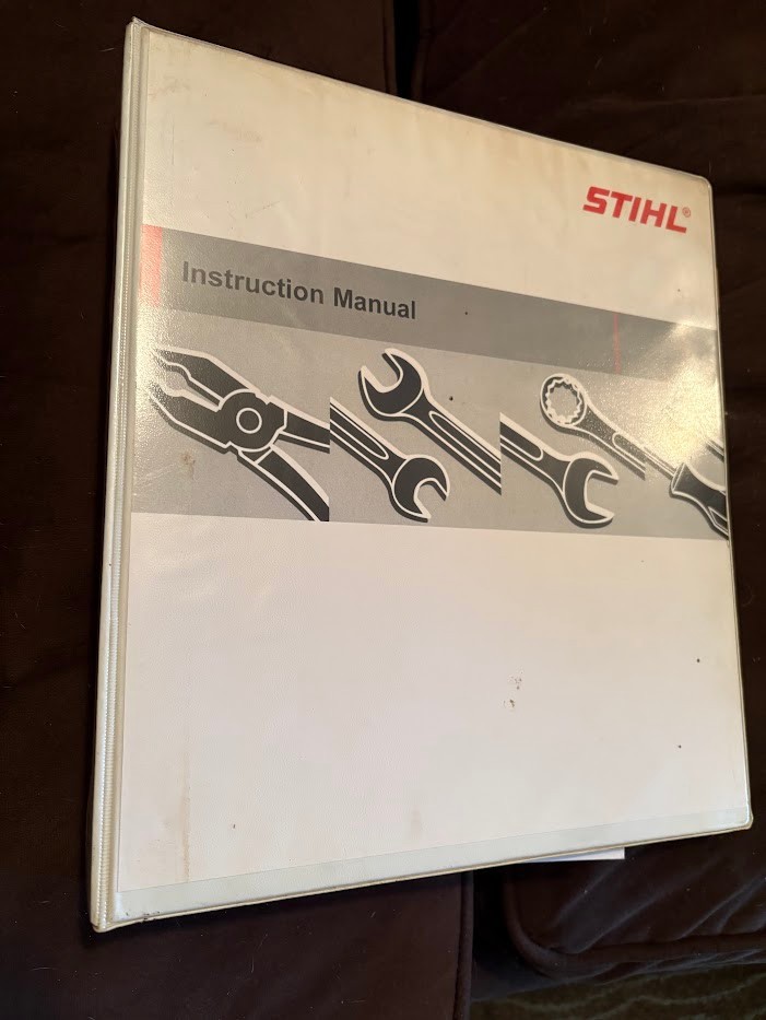 Stihl Instruction Manuals for Service Techs Bronze & Silver Training Workbooks