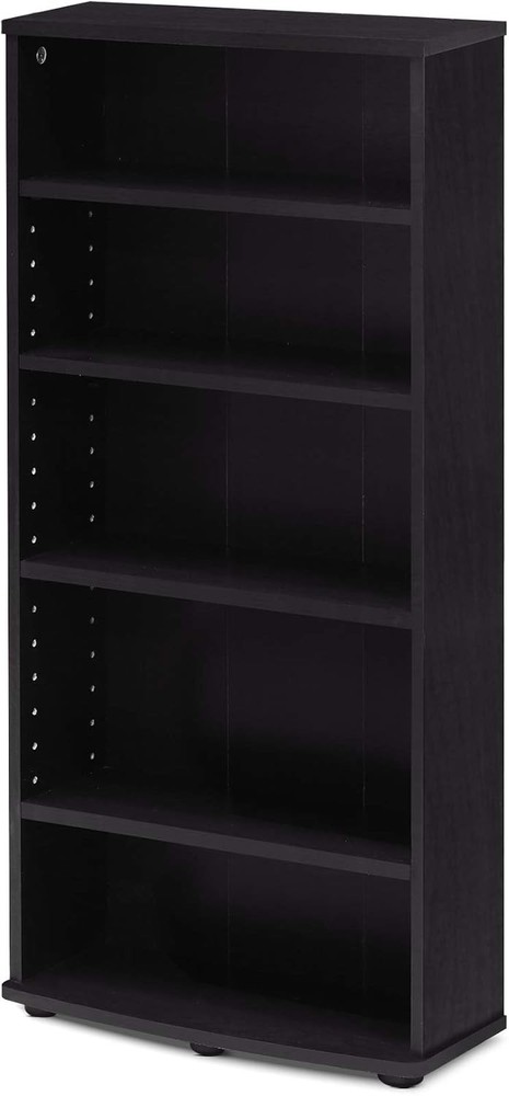 Jaya 4-Tier Multimedia Storage Tower Espresso