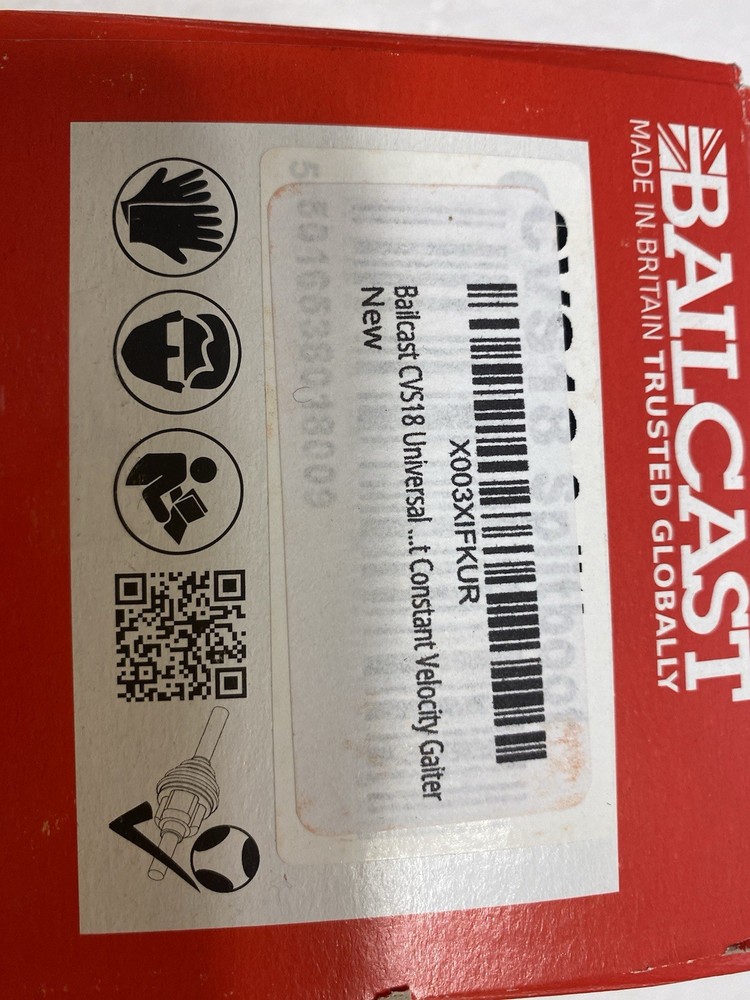 Universal Split Constant Velocity Joint Gaiter Boot Replacement Kit, Black