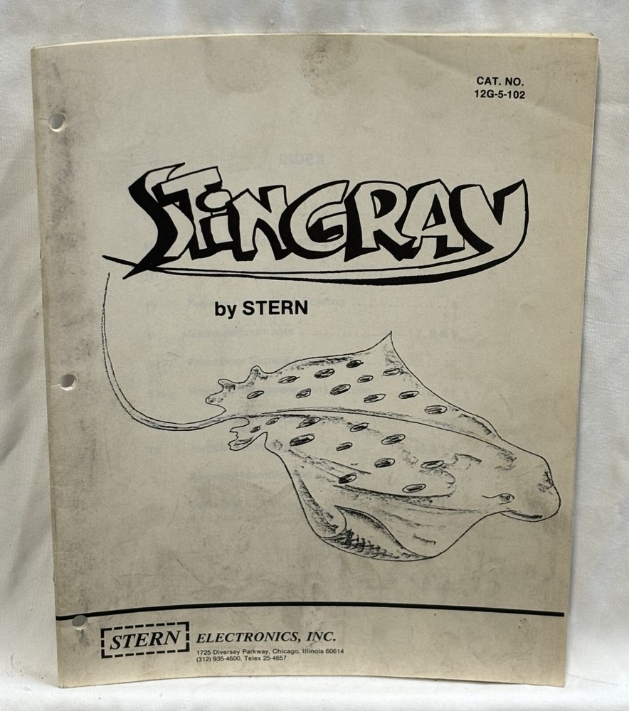 ORIGINAL-STERN-STINGRAY-OWNERS MANUAL