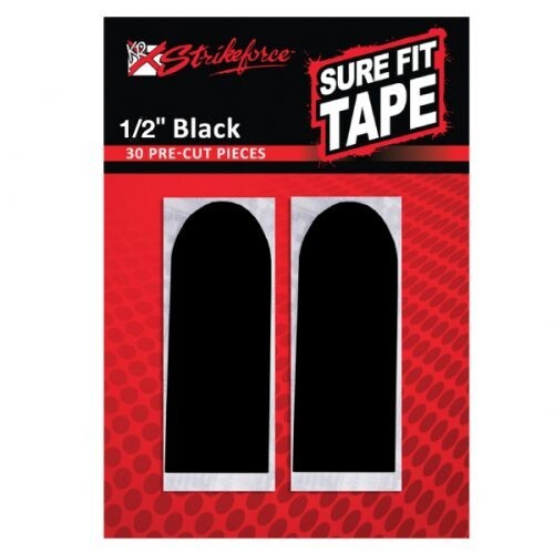 (1 Pack) KR Strikeforce Sure Fit Bowling Thumb Insert Tape 1/2" Black 30 Piece