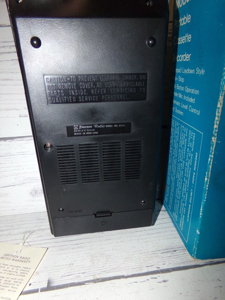 Emerson Cassette Recorder CR44