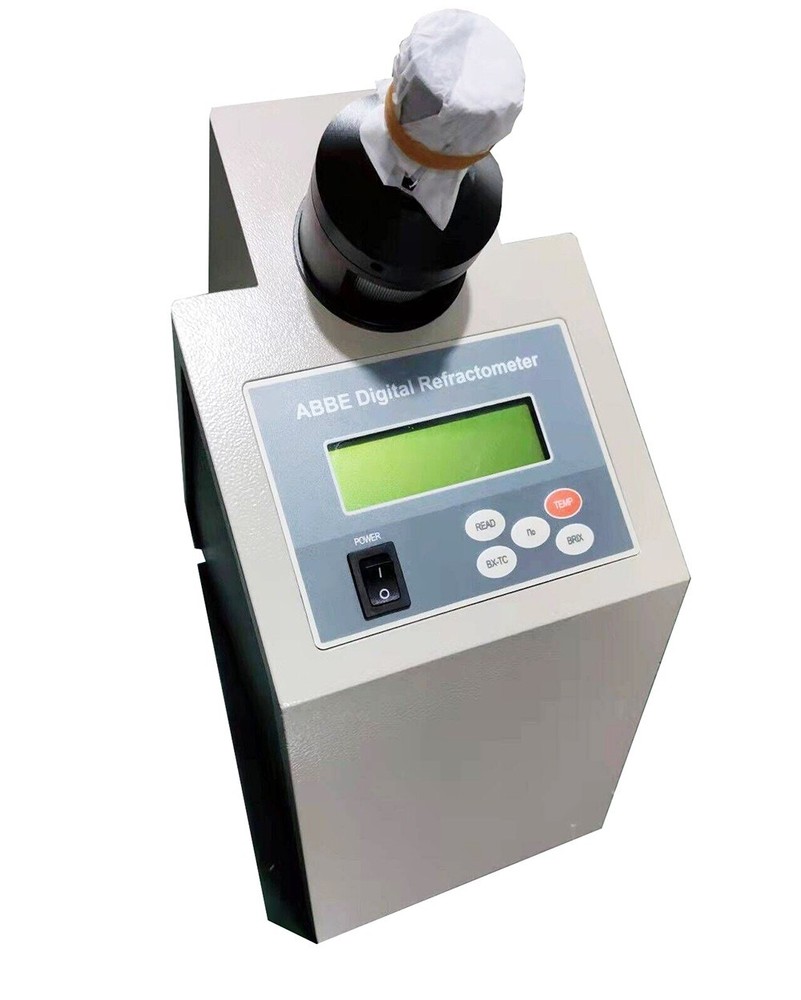 Digital ABBE Refractometer with Accuracy Refractive Index ±0.0002nD Brix ±0.1%