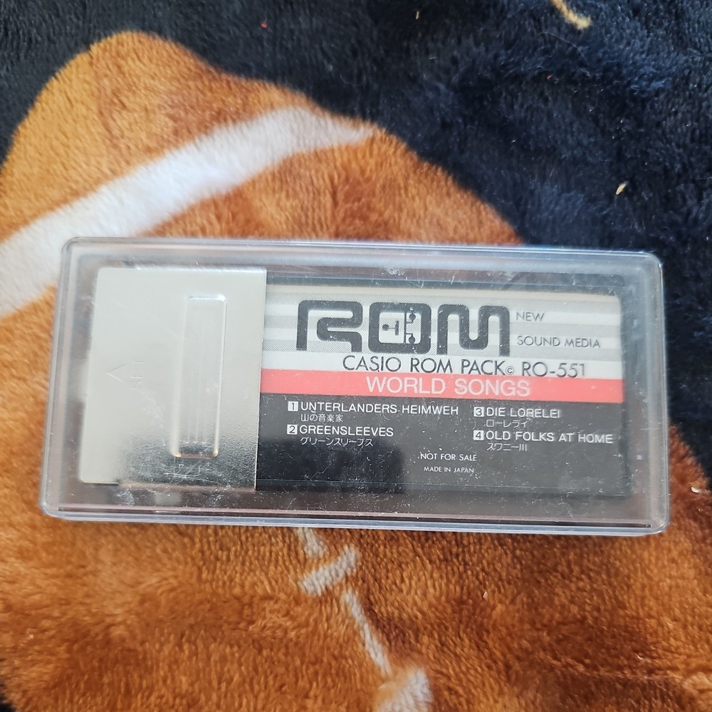 Casio ROM Pack World Songs. RO-551