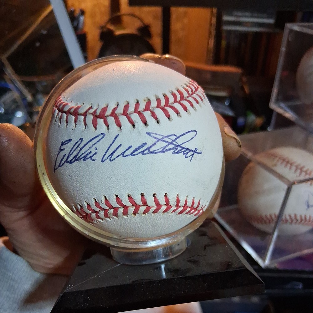 Eddie Mathews signed ONL Feeney baseball