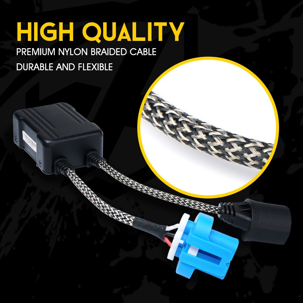 2X HB5 9007 Headlight Canbus Anti Flicker Error Free Resistor Canceller Decoder