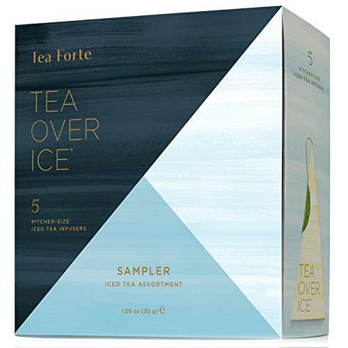 Tea Forte Tea Over Ice Sampler, Pitcher-Size Iced Tea Infusers - Black Tea,