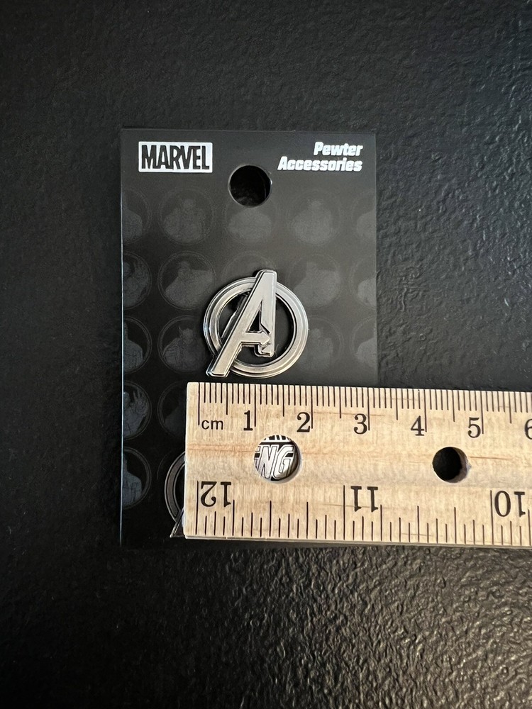 Avengers Logo Pewter Lapel Pin 2cm New
