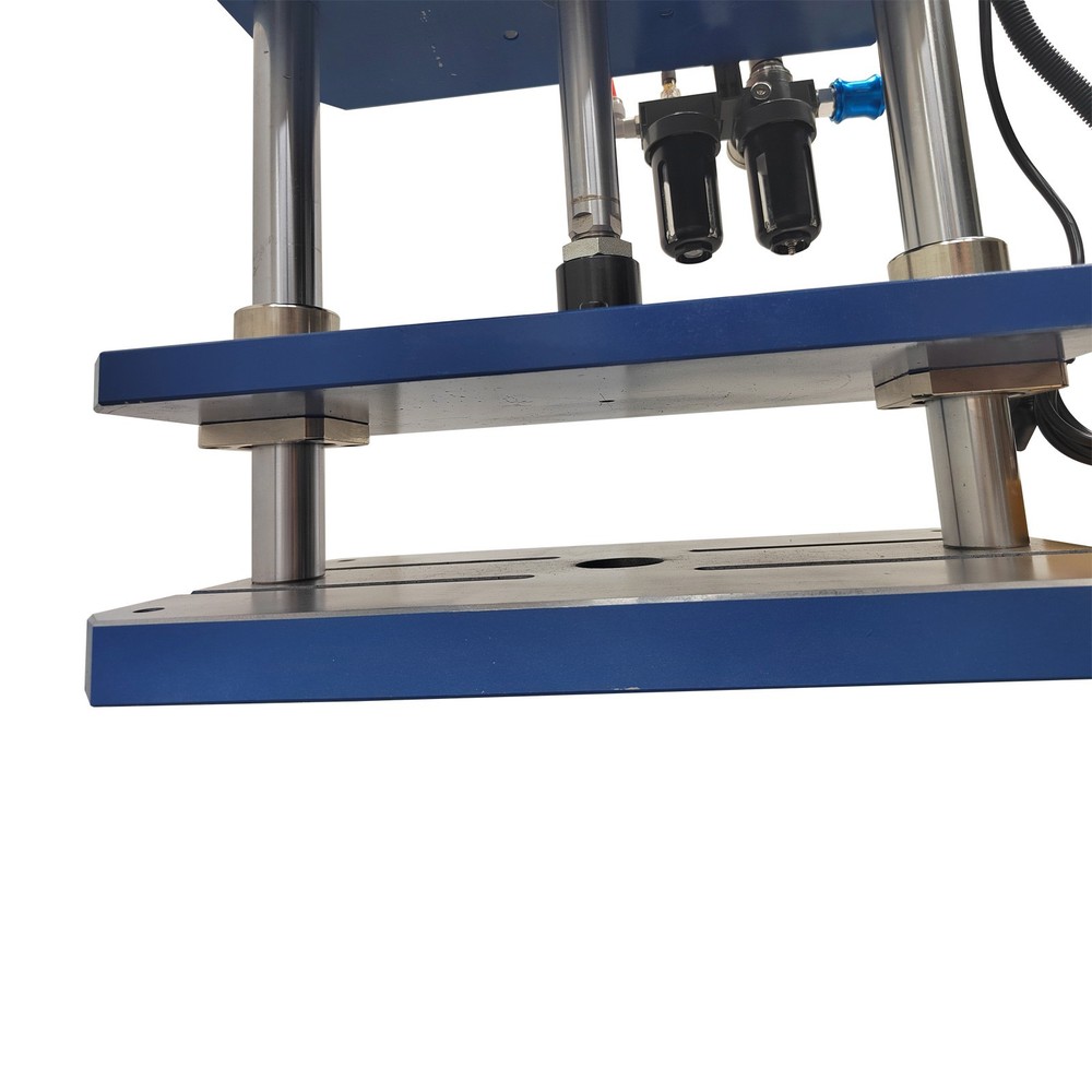 110V 1763lbs Pneumatic Punch Press Machine with Controller 5.9-1.96in Two Column