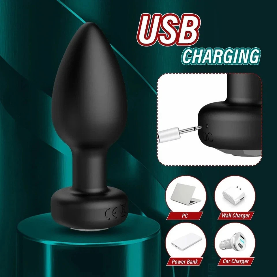 Wireless Silicone Wellness Massager with Remote Control Adjustable Vibration