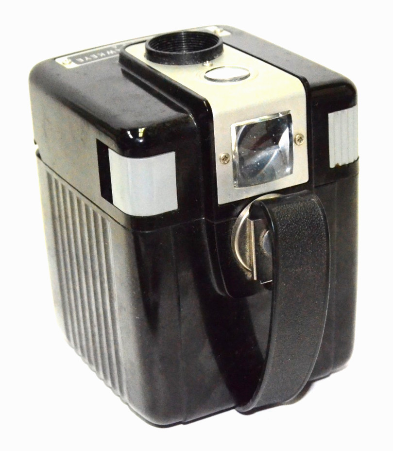 Kodak Brownie Hawkeye Camera In Original Box with Paperwork. Shutter Tested
