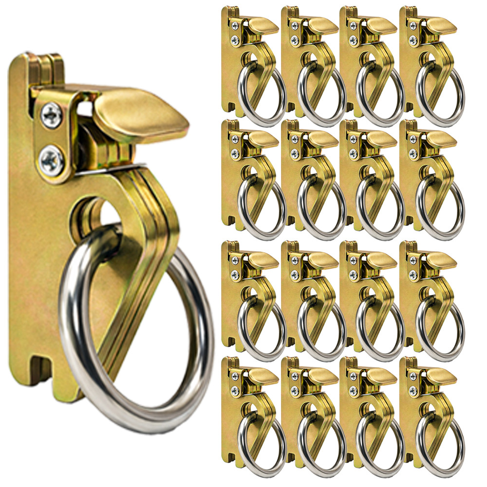 Large E Track Ring Fitting - Accessory For E-Track Anchor Point - 20 Pack - USA