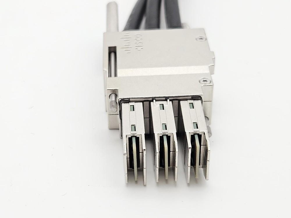 Lot of 24 Cisco STACK-T1-50CM 50cm StackWise Stacking Cable Triple Connector