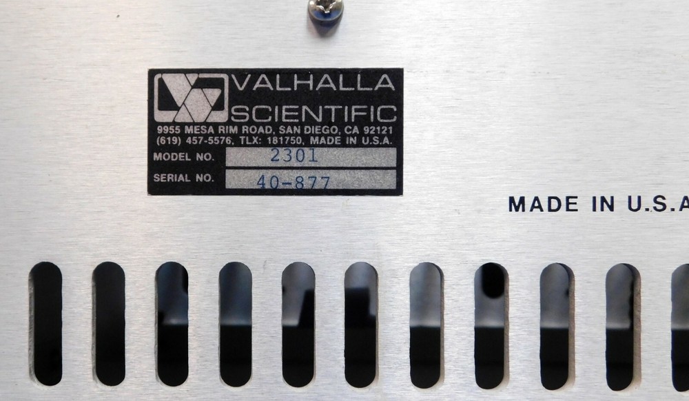 Valhalla Scientific 2301 Single-Phase Power Analyzer Untested