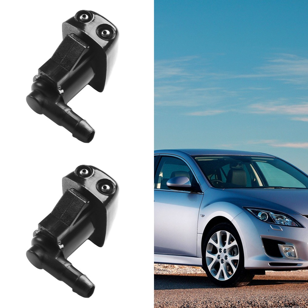 Washer Nozzle Car Accessories ABS Direct Replacement Easy Installation