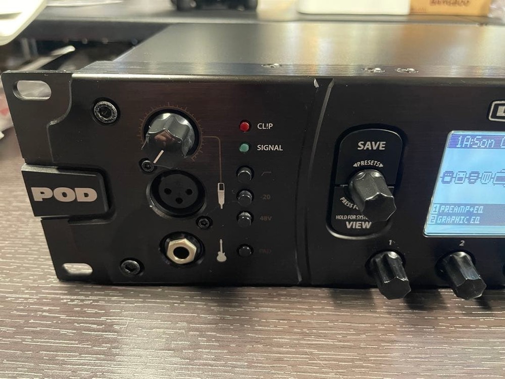 Line 6 POD HD Pro Rackmount Guitar Multi-Effects Processor - Working