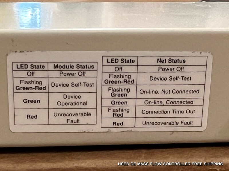 USED CE MASS FLOW CONTROLLER FREE SHIPPING