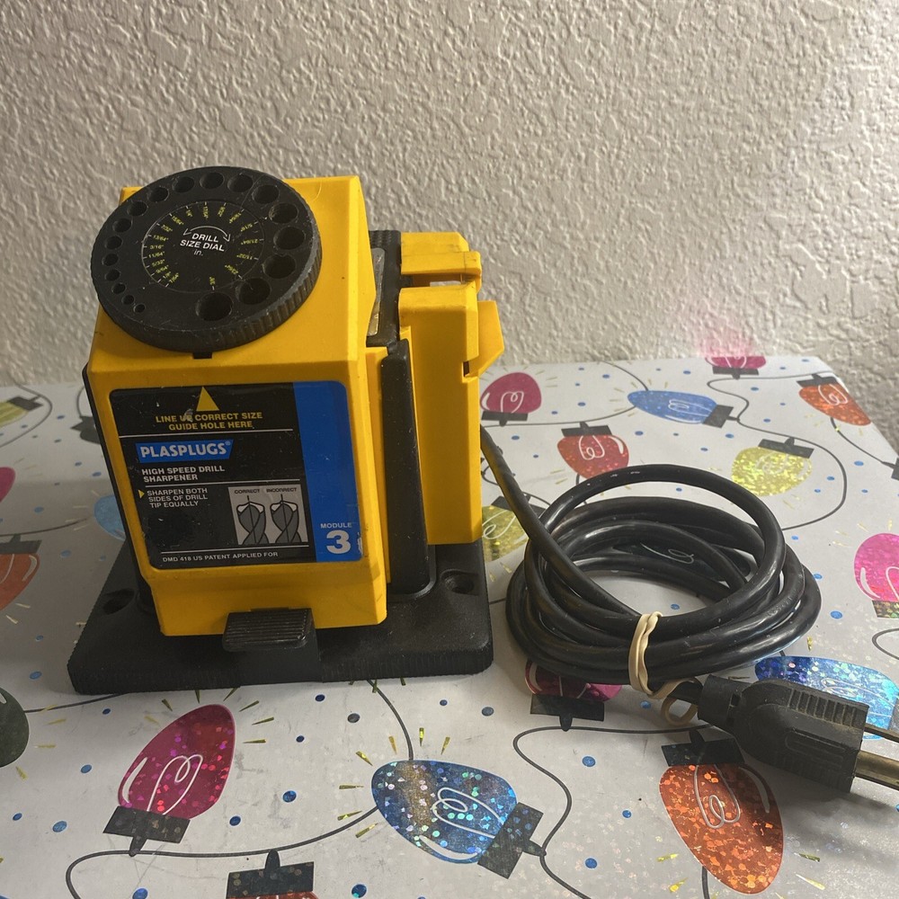 Plasplugs Sharpener Unit w/ Knife Scissor Sharpener Module DCS407 Tested Working