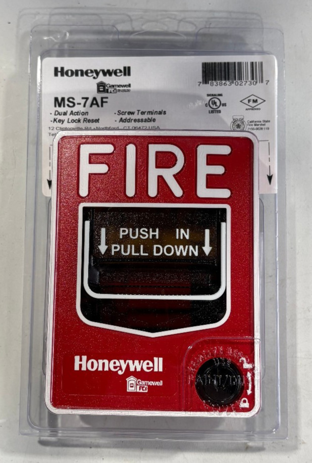 Gamewell MS-7AF Addressable Manual Dual Action Pull Station Fire Alarm