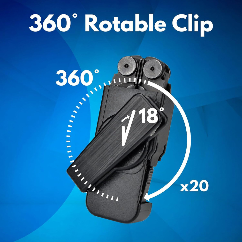 Sheath for LEATHERMAN Wave & Wave Plus, Wave Case with 360° Rotable Clip, Easy C