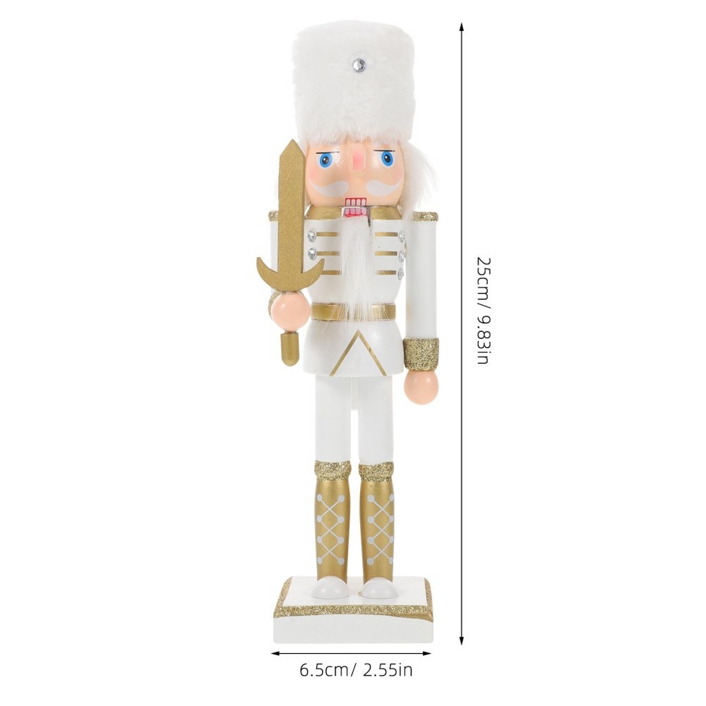 Nutcracker Statue Figurine Holiday Decorations for Home Christmas Tree