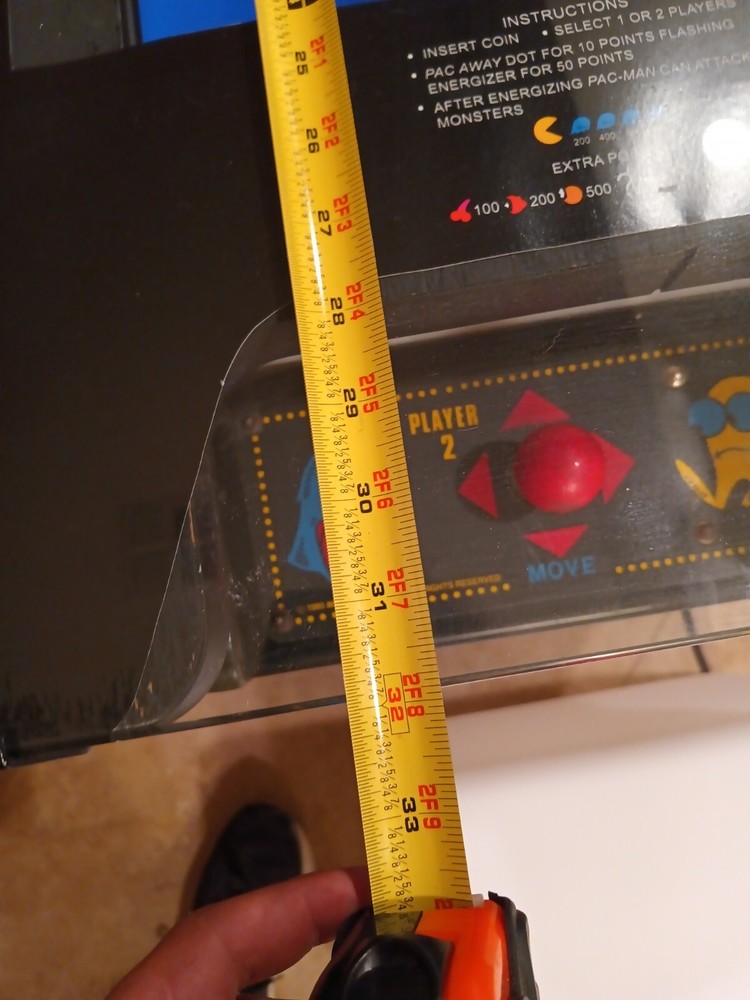 MS PAC-MAN ARCADE MACHINE COCKTAIL TABLE