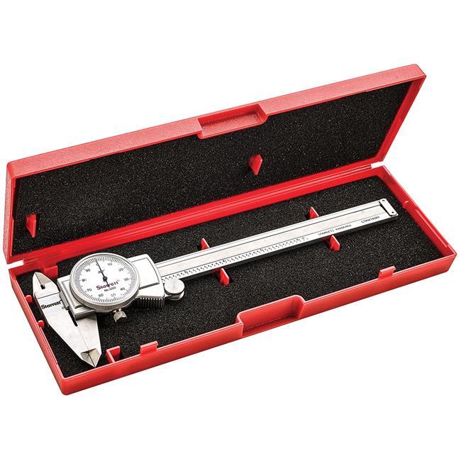 Starrett 3202-6 0-6 in. Range Dial Caliper with Case
