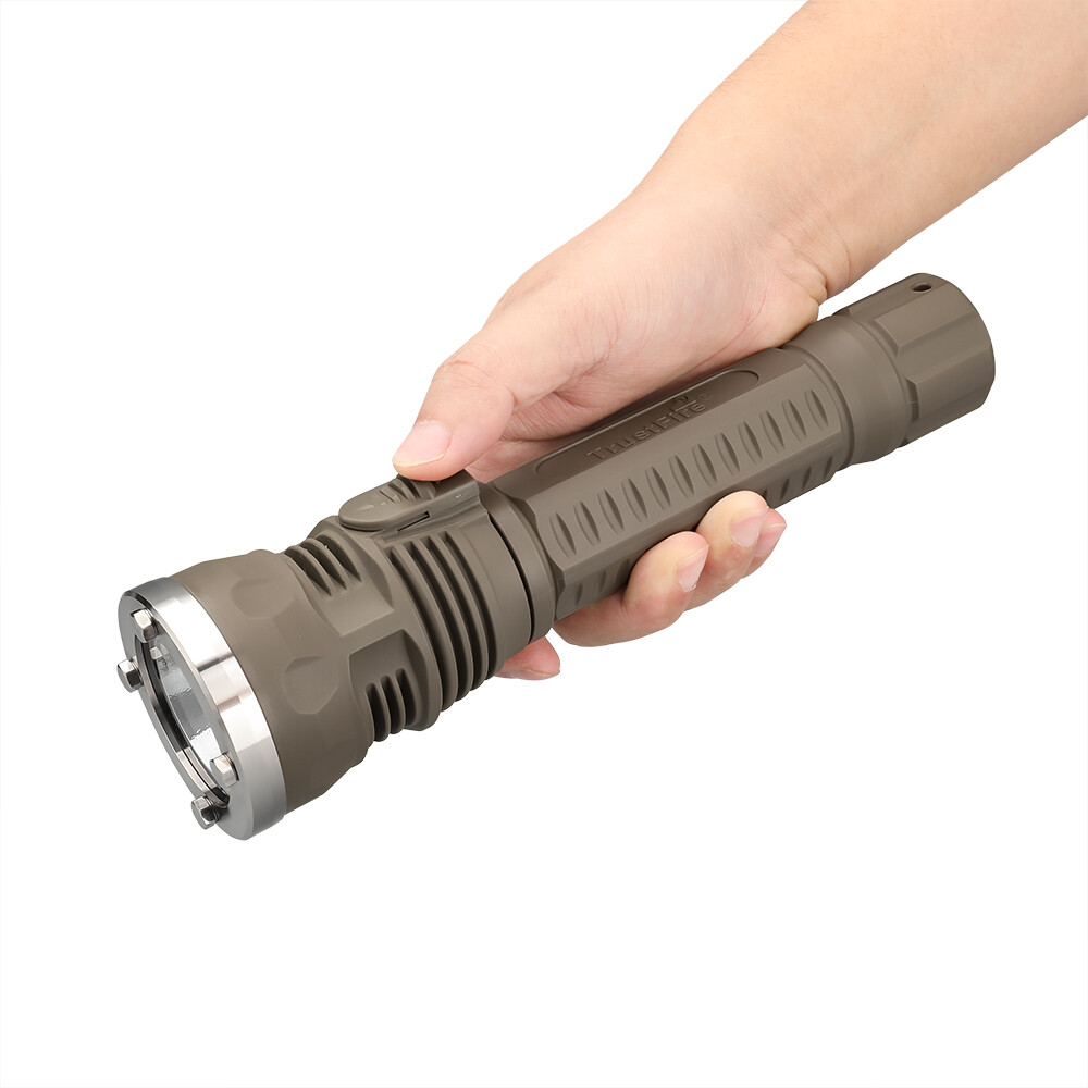TrustFire Stepless Dimming Rechargeable Flashlight 3200LM LED Diving light US