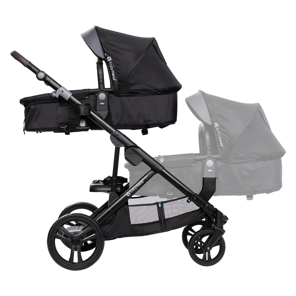 Morph Dash Black Single to Double Stroller Second Seat Attachment