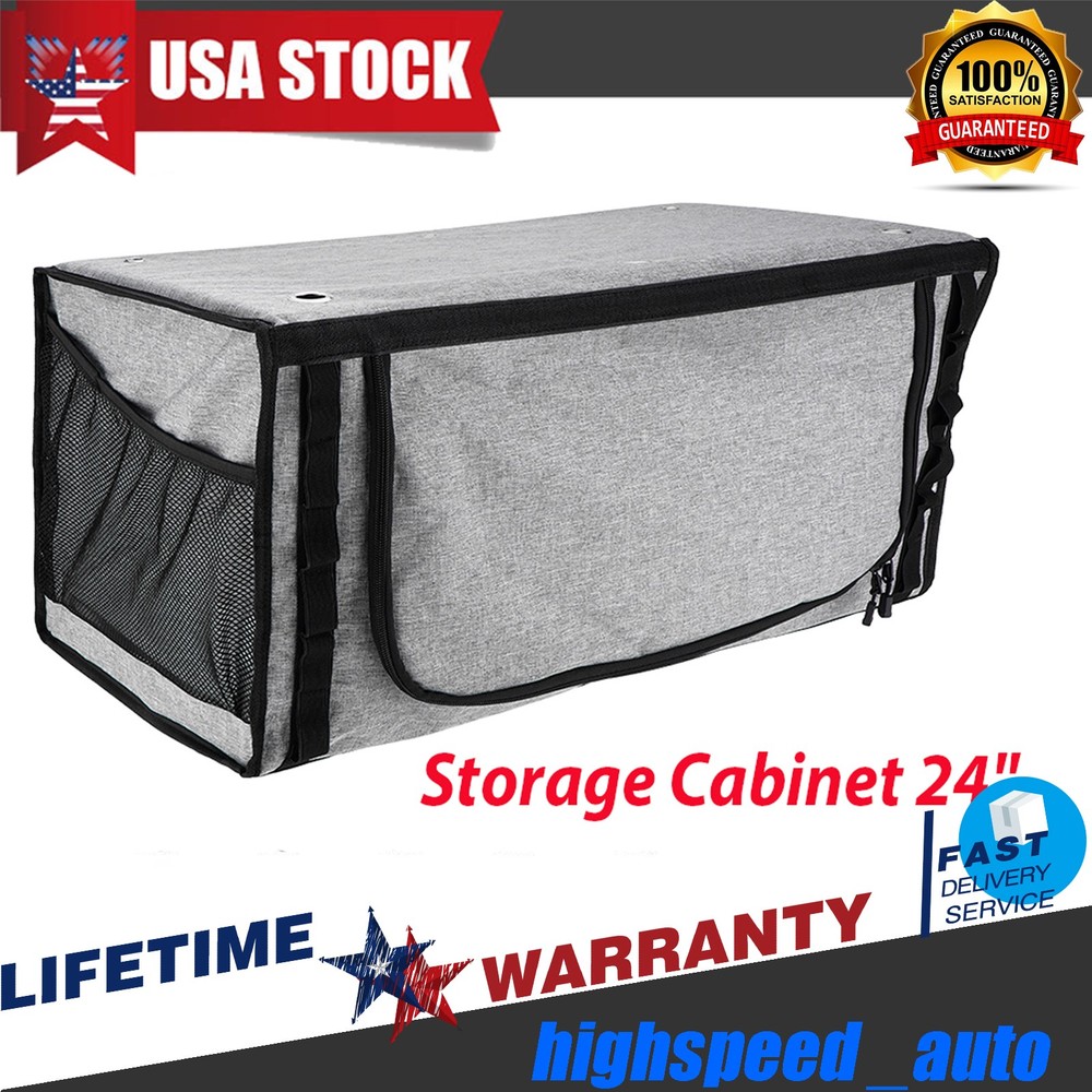 RV Overhead Soft-Sided Storage Cabinet 24" For Benz Sprinter & Ford Transit vans