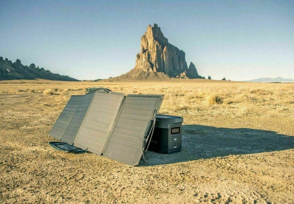 EcoFlow 110W Portable Solar Panel Foldable with Carry Case Certified Refurbished