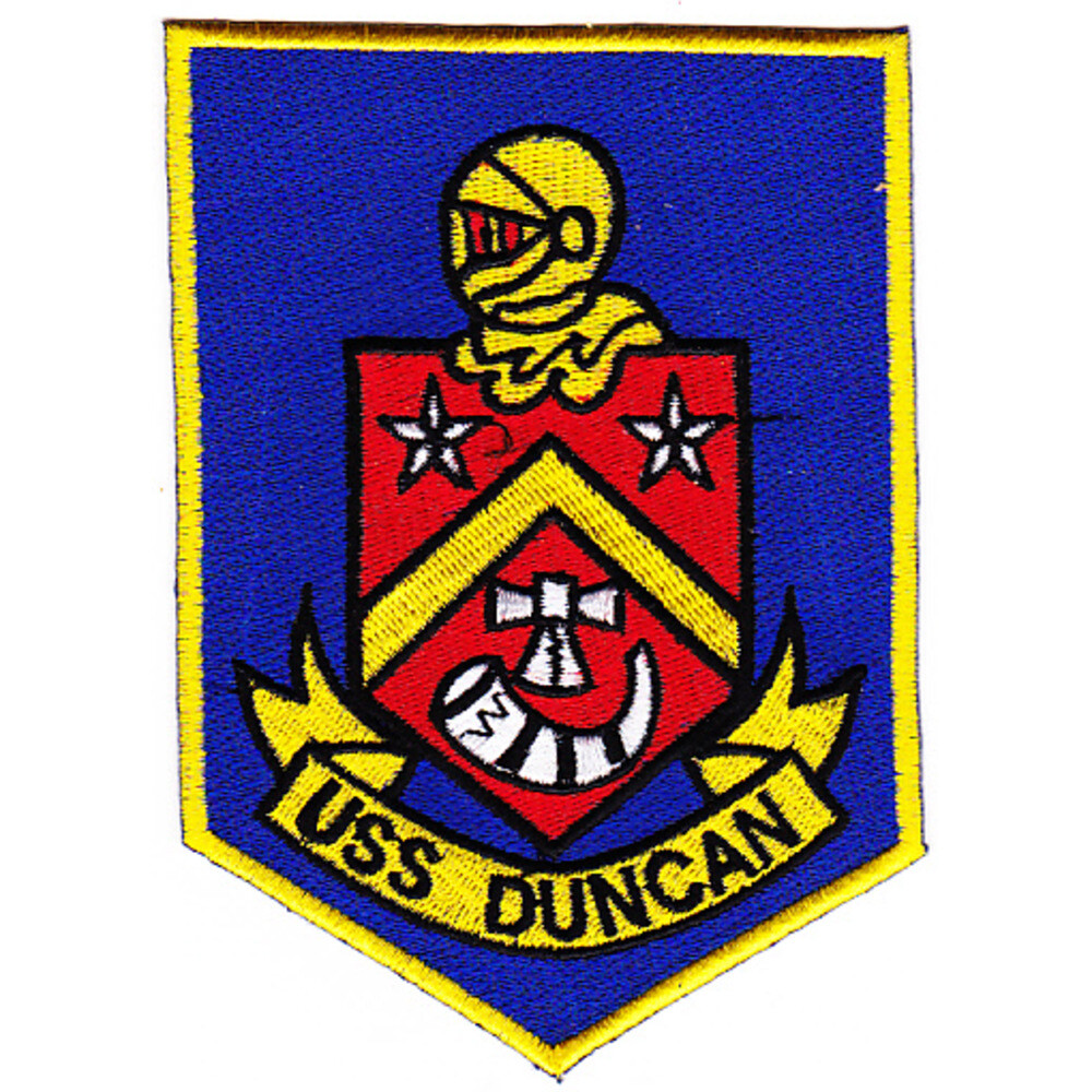 USS Duncan DD-874 Destroyer Ship Patch