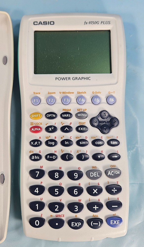 Casio FX-9750G Plus Power Graphic Calculator Tested & Working