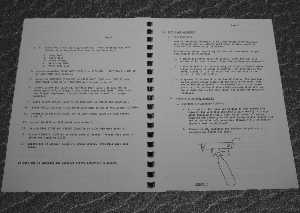 Daisy Powerline 1200 & 1205 Service Manual