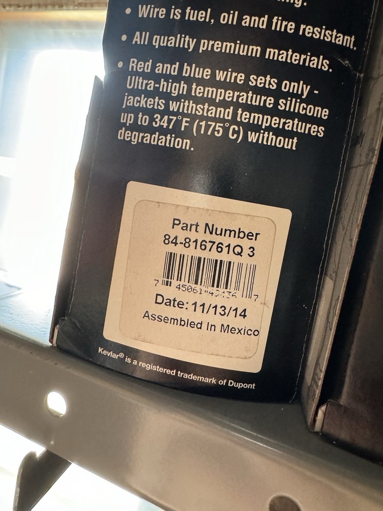 Mercruiser ignition wire set # 84-816608q3