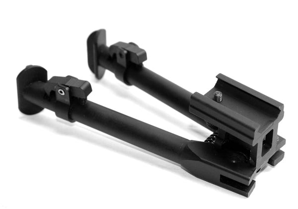 Tactical Support 6"inch Adjustable Rifle Clamp-on Bipod with Rail Mount Adapter