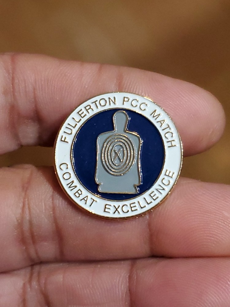 Fullerton Police Combat Excellence Pin