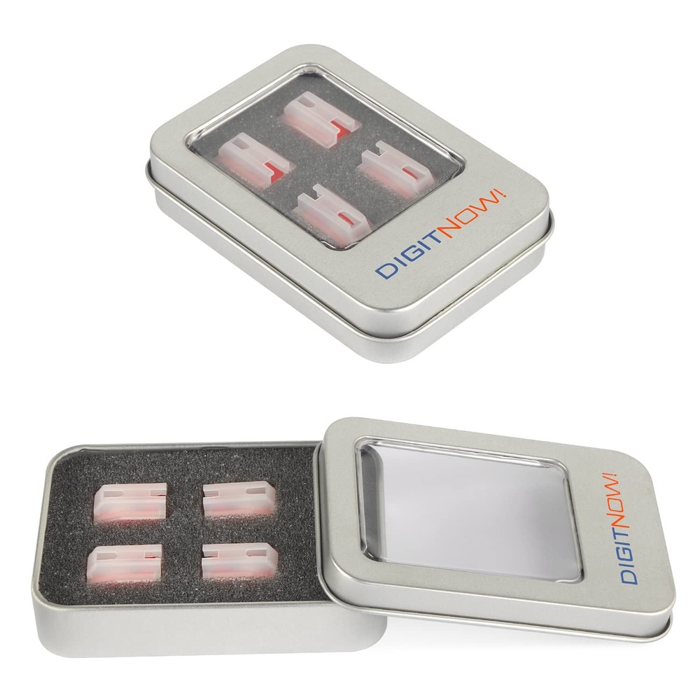 DIGITNOW Record Player Needles, 4 Pack Technics Turntable 4 pack, red