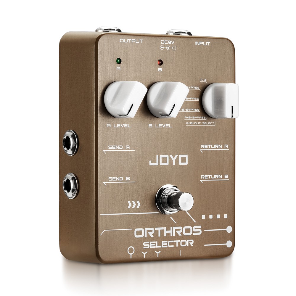 JOYO Line Selector Guitar Pedals 6 Mode Switch 2 Line for Electric Guitar Bass