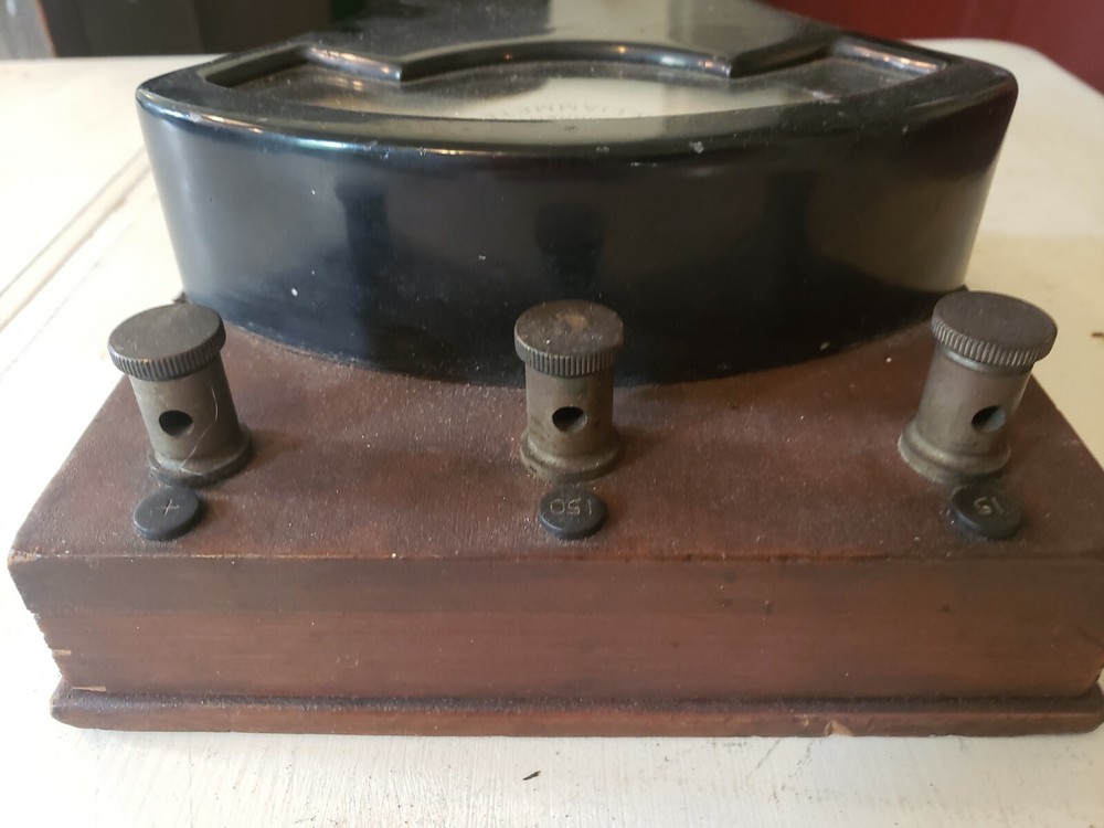 Antique DC Milliammeter Test Equipment Guage