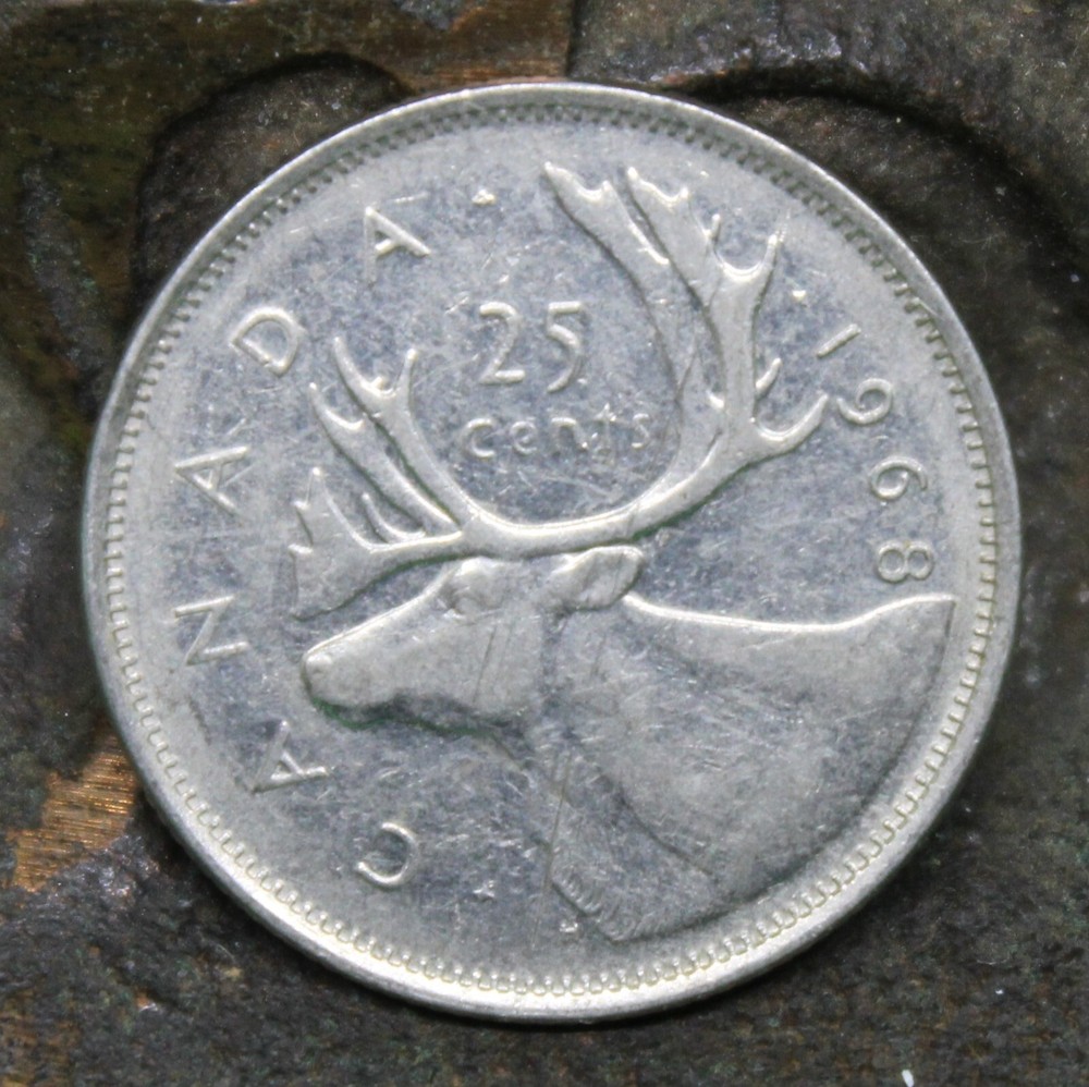 1968 Canada 25 Cents
