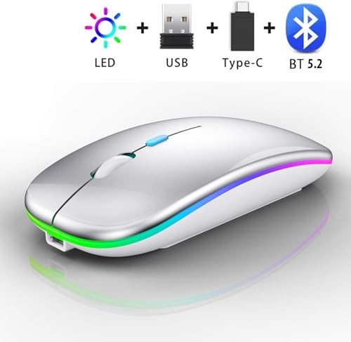 Wireless Bluetooth Mouse for MacBook Silver
