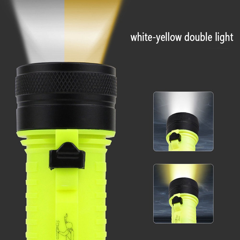 Powerful 90000LM LED Diving Flashlight Rechargeable Underwater Tactical Torch
