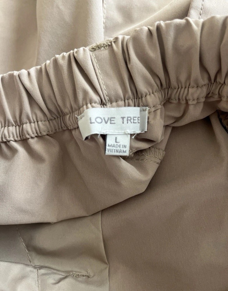 Love Tree Sz. Large Polyester Skater Pants Oversized Cargo Pockets