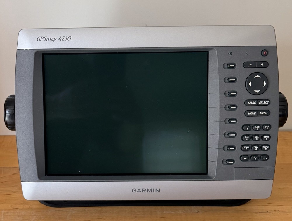 Garmin GPSMAP 4210 GPS Chartplotter MFD with Cover, Cables & Bracket
